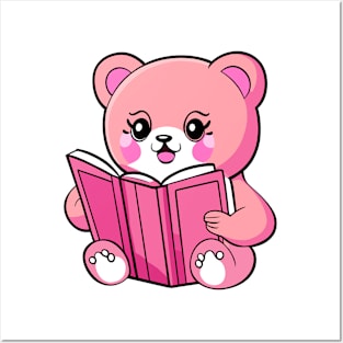 pink teddy bear Posters and Art